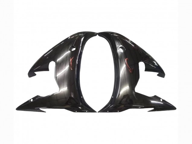 Yamaha YZF R6S Motorrad Verkleidung 2006-2009 - Glanzendes Schwarz
