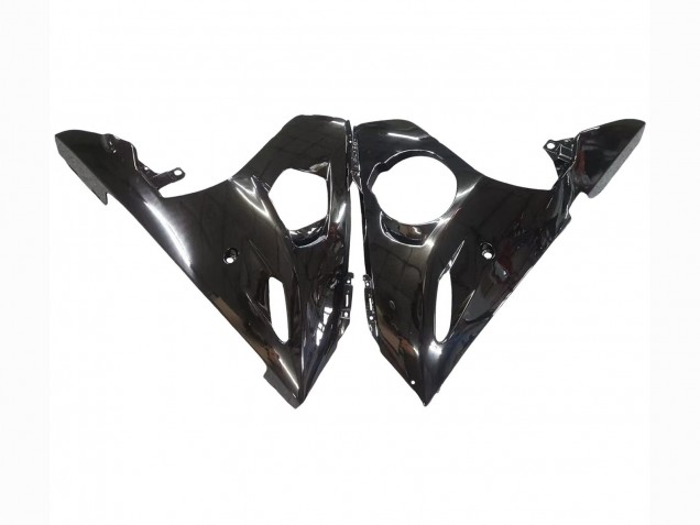 Yamaha YZF R6S Motorrad Verkleidung 2006-2009 - Glanzendes Schwarz