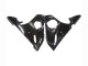 Yamaha YZF R6S Motorrad Verkleidung 2006-2009 - Glanzendes Schwarz