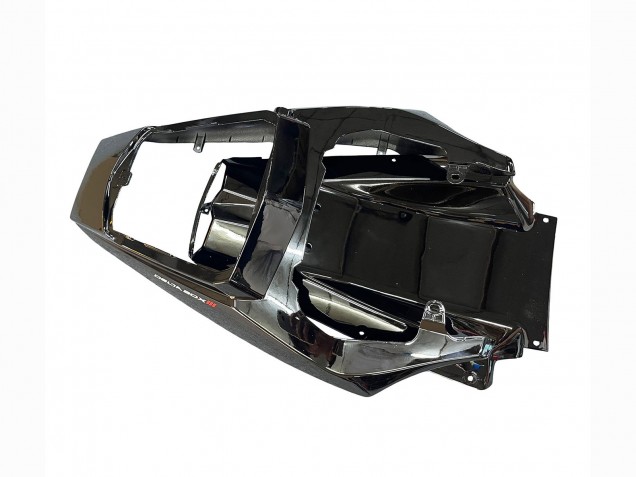 Yamaha YZF R6S Motorrad Verkleidung 2006-2009 - Glanzendes Schwarz Matt Schwarz Gold Chameleon