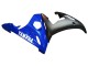 Yamaha YZF 600 R6 Motorrad Verkleidung 2005 - Blau Matt Schwarz