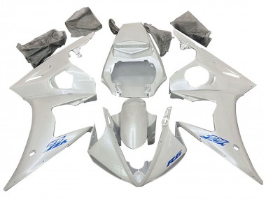 Yamaha YZF 600 R6 Motorrad Verkleidung 2005 - Weiss Blau