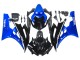 Yamaha YZF 600 R6 Motorrad Verkleidung 2006-2007 - Blau Glanzendes Schwarz