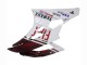 Yamaha YZF 600 R6 Motorrad Verkleidung 2006-2007 - Weiss Kastanienbraun Rot Fiat Acer Yamalube