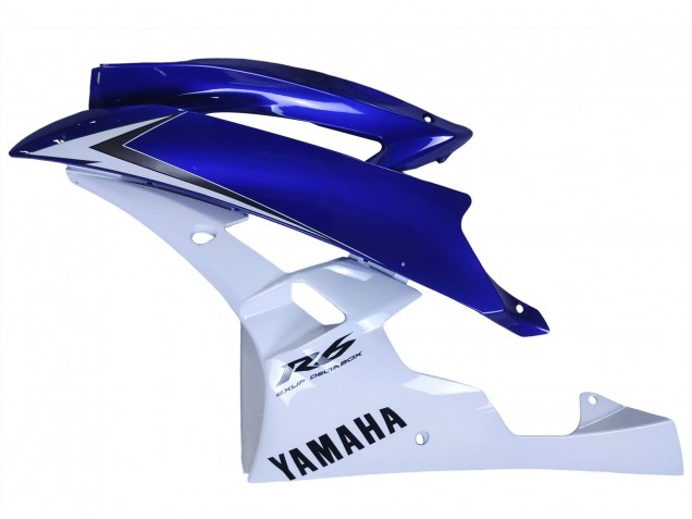 Yamaha YZF 600 R6 Motorrad Verkleidung 2006-2007 - Weiss Blau Schwarz