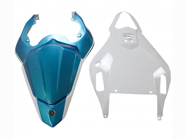 Yamaha YZF 600 R6 Motorrad Verkleidung 2006-2007 - Weiss Blau Schwarz Semakin Didepan ENEOS