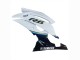 Yamaha YZF 600 R6 Motorrad Verkleidung 2008-2016 - Weiss Blau Glanzendes Schwarz