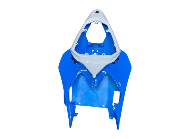 Yamaha YZF 600 R6 Motorrad Verkleidung 2008-2016 - Weiss Blau Glanzendes Schwarz