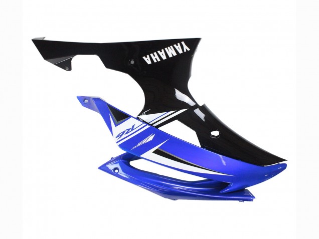 Yamaha YZF 600 R6 Motorrad Verkleidung 2008-2016 - Weiss Blau Glanzendes Schwarz
