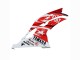 Yamaha YZF 600 R6 Motorrad Verkleidung 2008-2016 - Weiss Rot Schwarz Fiat Acer