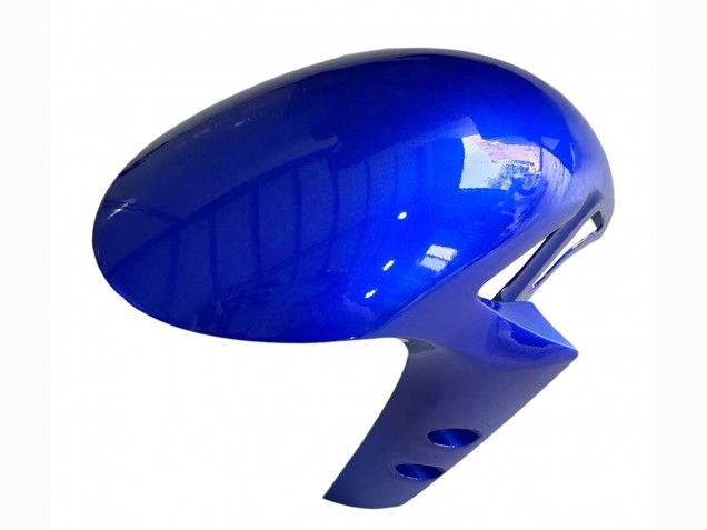 Yamaha YZF 600 R6 Motorrad Verkleidung 2017-2023 - Blau Matt Schwarz