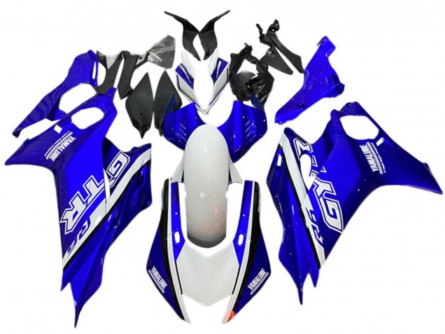 Yamaha YZF 600 R6 Motorrad Verkleidung 2017-2023 - Weiss Blau GYTR