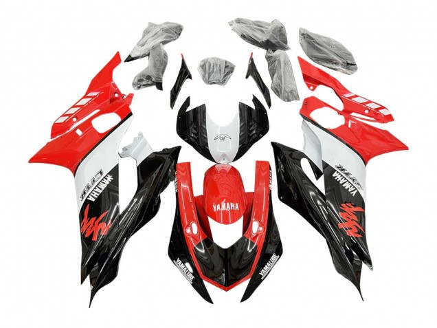 Yamaha YZF 600 R6 Motorrad Verkleidung 2017-2023 - Weiss Rot Schwarz GYTR Yamalube