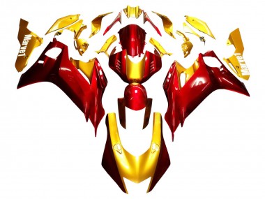 Yamaha YZF 600 R6 Motorrad Verkleidung 2017-2023 - Gold Rot