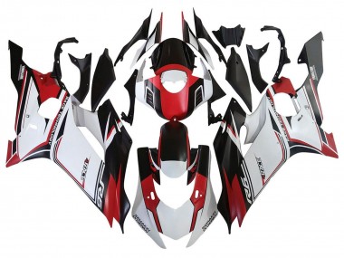 Yamaha YZF 600 R6 Motorrad Verkleidung 2017-2023 - Weiss Rot Schwarz Semakin Didepan