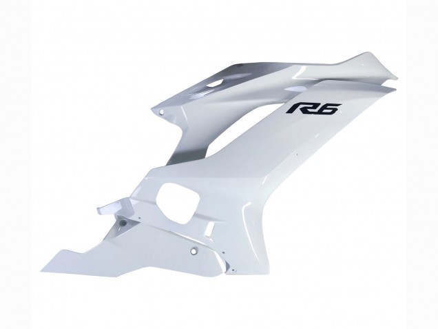 Yamaha YZF 600 R6 Motorrad Verkleidung 2017-2023 - Weiss