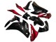 Honda CBR250RR Motorrad Verkleidung 2011-2015 - Glanzendes Schwarz Rot
