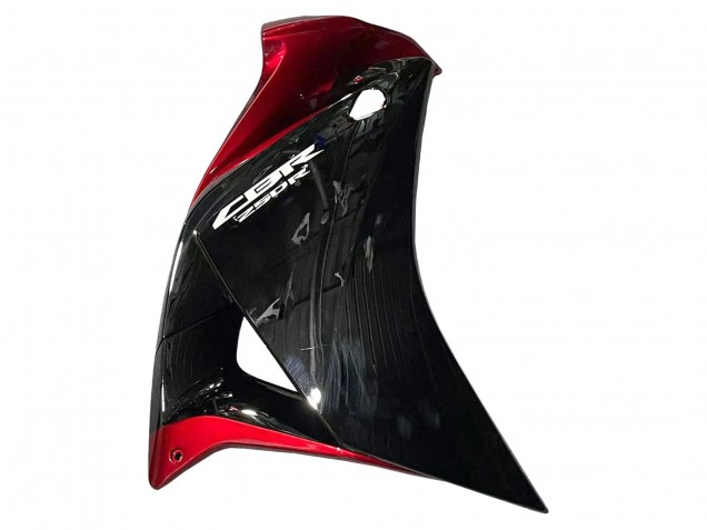 Honda CBR250RR Motorrad Verkleidung 2011-2015 - Glanzendes Schwarz Rot