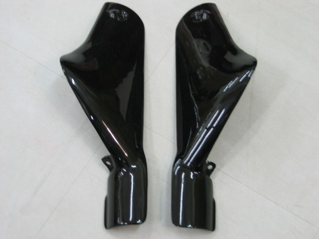 Kawasaki ZX9R Motorrad Verkleidung 2000-2001 - Glanzendes Schwarz Weiss West