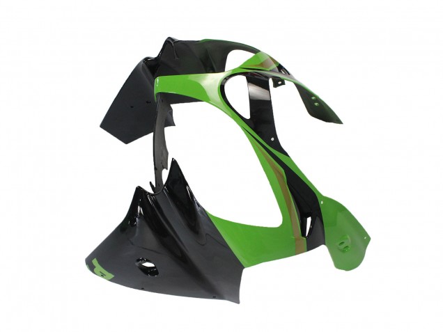 Kawasaki ZX9R Motorrad Verkleidung 2000-2001 - Grun Schwarz Playboy Denso