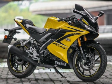 Yamaha YZF R15 Motorrad Verkleidung 2018-2024 - Gelb Schwarz