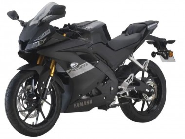 Yamaha YZF R15 Motorrad Verkleidung 2018-2024 - Matt Schwarz Silber