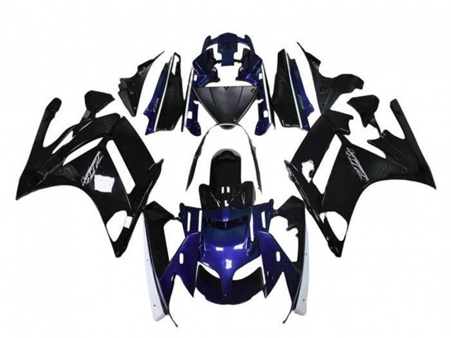 Yamaha FJR1300 Motorrad Verkleidung 2013-2015 - Glanzendes Schwarz Blau