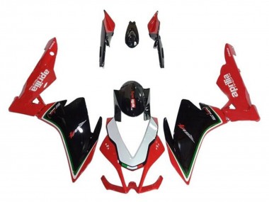 Aprilia RSV4 1000 Motorrad Verkleidung 2009-2015 - Rot Schwarz Weiss Grun