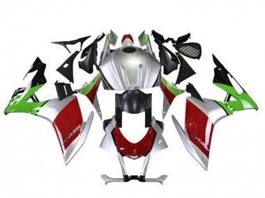 Aprilia RSV4 1000 Motorrad Verkleidung Kit 2016-2020 - Silber Rot Schwarz Grun