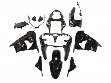 Kawasaki ZX9R Motorrad Verkleidung 2002-2003 - Schwarz Weiss