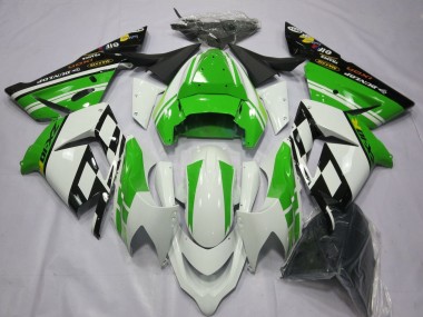 Kawasaki ZX10R Motorrad Verkleidung 2004-2005 - Weiss Grun