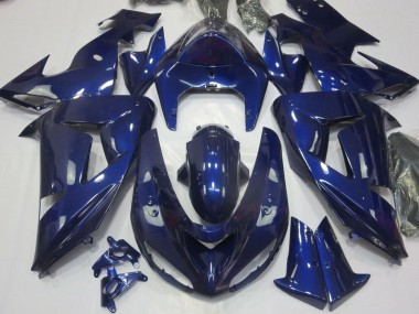 Kawasaki ZX10R Motorrad Verkleidung 2006-2007 - Dunkel Blau