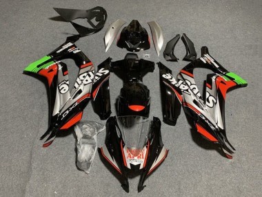 Kawasaki ZX10R Motorrad Verkleidung 2016-2020 - Glanzendes Schwarz Rot Silber Grun