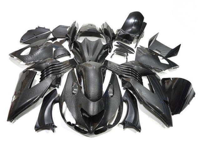 Kawasaki ZX14R ZZR1400 Motorrad Verkleidung 2006-2011 - Kunst Carbonfaser