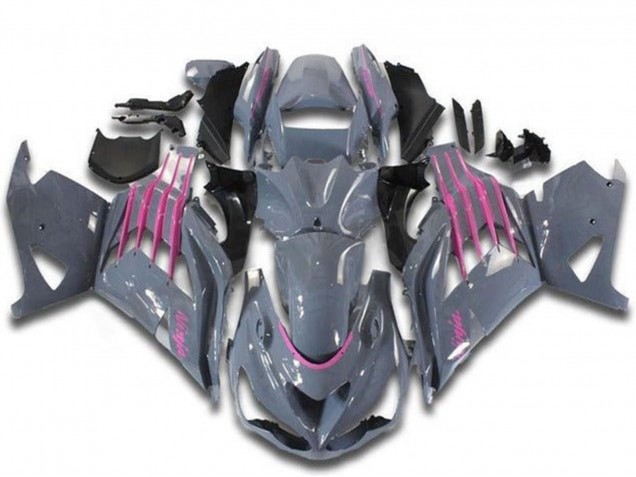 Kawasaki ZX14R ZZR1400 Motorrad Verkleidung 2012-2024 - Nardo Grau Rosa