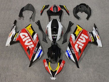 Kawasaki EX300 Motorrad Verkleidung 2013-2024 - Weiss Rot Gelb Blau Schwarz Givi