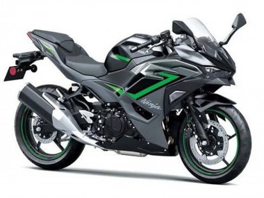 Kawasaki Ninja 500 EX500R Motorrad Verkleidung 2024-2025 - Schwarz Grau Grun