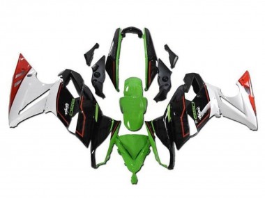 Kawasaki Ninja 650 EX650 Motorrad Verkleidung 2009-2011 - Grun Schwarz Weiss Rot
