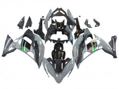 Kawasaki Ninja 650 EX650 Motorrad Verkleidung 2017-2019 - Grau Schwarz Grun