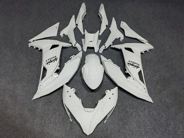 Kawasaki Ninja 650 EX650 Motorrad Verkleidung 2017-2019 - Weiss Schwarz