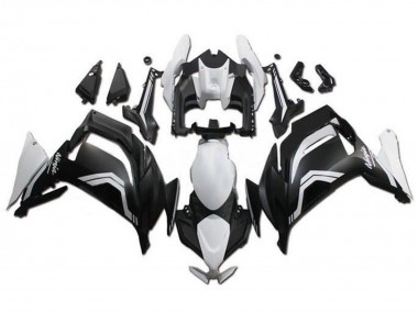 Kawasaki Ninja 650 EX650 Motorrad Verkleidung 2020-2025 - Weiss Matt Schwarz