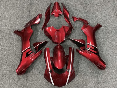 Yamaha YZF R1 Motorrad Verkleidung 2015-2019 - Rot Weiss Schwarz