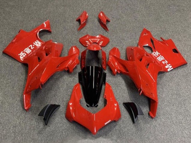 Ducati Panigale V4 V4S Motorrad Verkleidung 2020-2021 - Rot