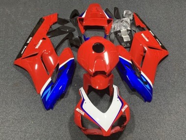 Honda CBR1000RR Motorrad Verkleidung 2004-2005 - Weiss Rot Blau Motul