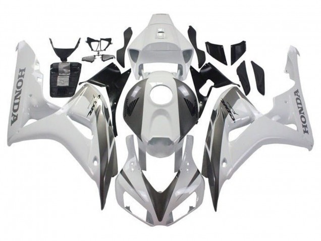 Honda CBR1000RR Motorrad Verkleidung 2006-2007 - Weiss Grau