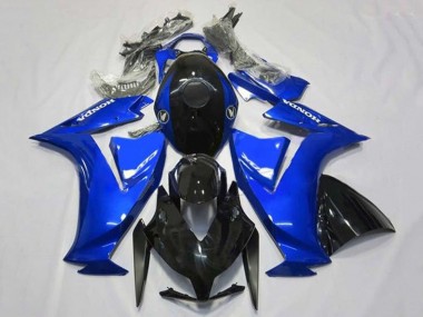 Honda CBR1000RR Motorrad Verkleidung 2012-2016 - Blau Glanzendes Schwarz
