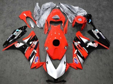 Honda CBR1000RR Motorrad Verkleidung 2012-2016 - Rot Silber Glanzendes Schwarz