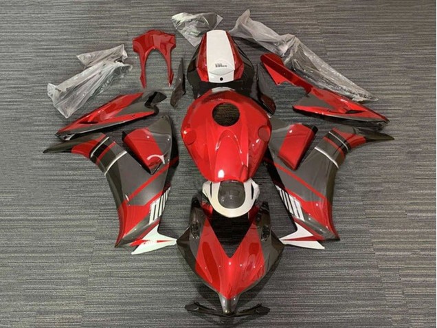 Honda CBR1000RR Motorrad Verkleidung 2012-2016 - Rot Grau Weiss