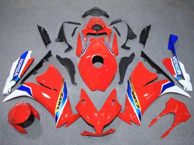 Honda CBR1000RR Motorrad Verkleidung 2012-2016 - Weiss Rot Blau Gold