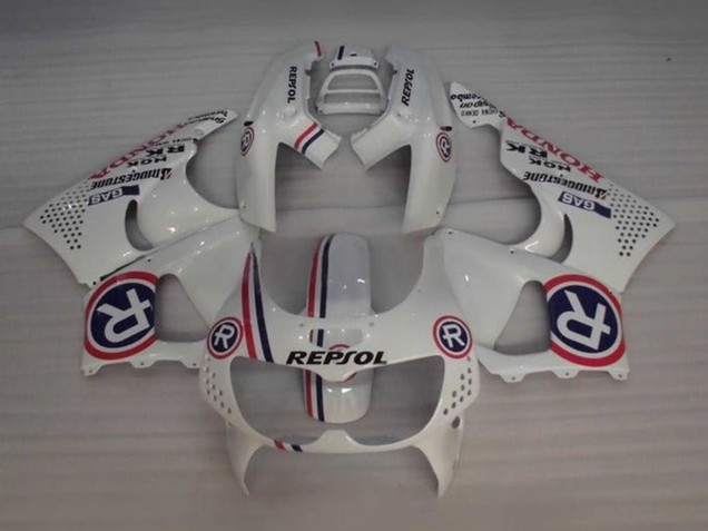 Honda CBR900RR 893 Motorrad Verkleidung 1994-1995 - Weiss Rot Blau Repsol